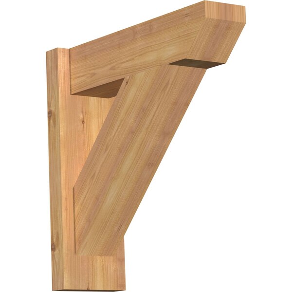 Ekena Millwork Traditional Slat Smooth Outlooker, Western Red Cedar, 5 1/2"W x 18"D x 18"H OUT06X18X18TRA06SWR - main